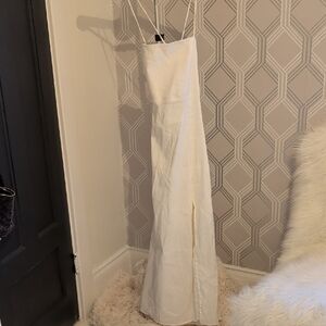 Zara White Maxi Dress